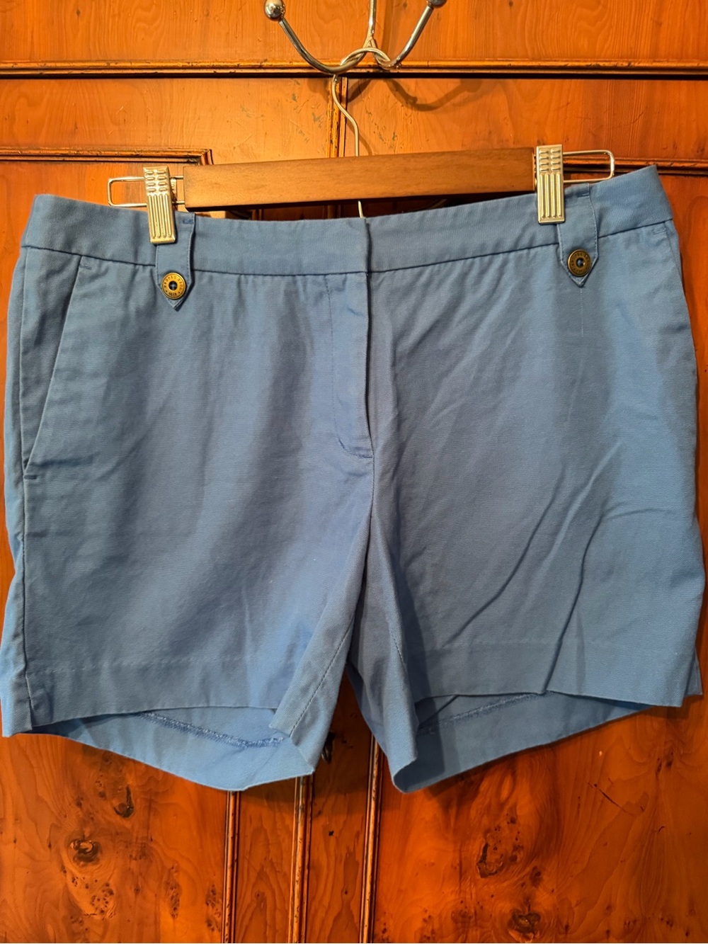 Brooks Brothers Light Blue Tailored 100% Cotton Shorts
